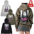 画像1: X-girl ( エックスガール ) - X-girl FACE POSTER SWEAT HOODIE (1)