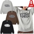 画像1: X-girl ( エックスガール ) - TRIBAL SHAPED LOGO PATCH CREWNECK SWEAT TOP (1)