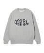 画像2: X-girl ( エックスガール ) - TRIBAL SHAPED LOGO PATCH CREWNECK SWEAT TOP (2)