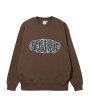 画像3: X-girl ( エックスガール ) - TRIBAL SHAPED LOGO PATCH CREWNECK SWEAT TOP (3)