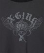 画像7: X-girl ( エックスガール ) - CROWN AND WINGS RAGLAN L/S BABY TEE (7)