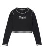 画像3: X-girl ( エックスガール ) - OLD ENGLISH L/S BABY TEE (3)