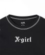 画像5: X-girl ( エックスガール ) - OLD ENGLISH L/S BABY TEE (5)