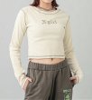 画像9: X-girl ( エックスガール ) - OLD ENGLISH L/S BABY TEE (9)