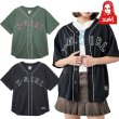 画像1: X-girl ( エックスガール ) - BASEBALL SHIRT (1)