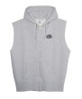 画像2: X-girl ( エックスガール ) - OVAL LOGO ZIP UP SWEAT VEST (2)