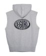 画像5: X-girl ( エックスガール ) - OVAL LOGO ZIP UP SWEAT VEST (5)