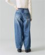 画像13: X-girl ( エックスガール ) - LOW RISE HEM TUCK DENIM PANTS (13)