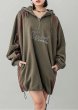 画像12: X-girl ( エックスガール ) - PANELED SWEAT ANORAK DRESS (12)