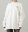 画像11: X-girl ( エックスガール ) - CIRCLE BACKGROUND FACE LOGO L/S BIG TEE DRESS (11)