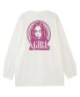 画像3: X-girl ( エックスガール ) - CIRCLE BACKGROUND FACE LOGO L/S BIG TEE DRESS (3)