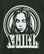 画像10: X-girl ( エックスガール ) - CIRCLE BACKGROUND FACE LOGO L/S BIG TEE DRESS (10)