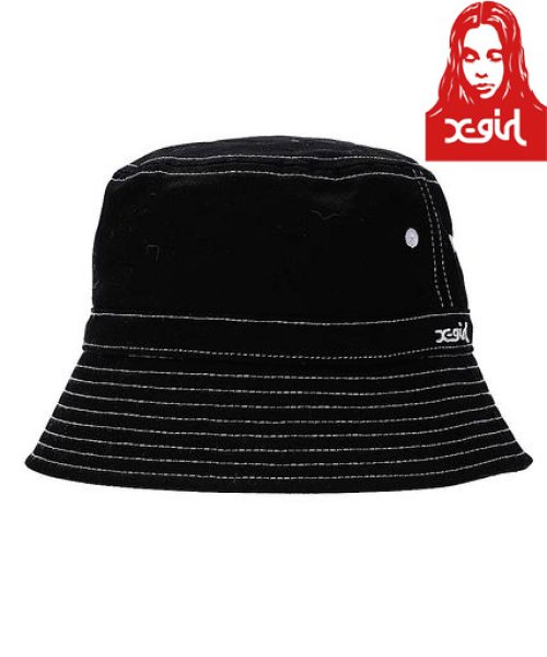 画像1: X-girl ( エックスガール ) - STITCH BUCKET HAT (1)