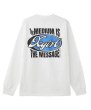 画像2: X-girl ( エックスガール ) - OVAL AND MESSAGE LOGO L/S TEE (2)