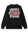 画像3: X-girl ( エックスガール ) - OVAL AND MESSAGE LOGO L/S TEE (3)