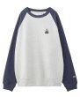 画像2: X-girl ( エックスガール ) - X-girl x Champion REVERSE WEAVE R RAGLAN SWEAT TOP (2)