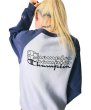 画像15: X-girl ( エックスガール ) - X-girl x Champion REVERSE WEAVE R RAGLAN SWEAT TOP (15)