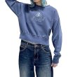 画像10: X-girl ( エックスガール ) - FACE PIGMENT DYED COMPACT SWEAT TOP (10)