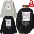 画像1: X-girl ( エックスガール ) - X-girl FLAG BIG SWEAT TOP (1)