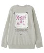 画像4: X-girl ( エックスガール ) - X-girl FLAG BIG SWEAT TOP (4)