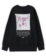 画像5: X-girl ( エックスガール ) - X-girl FLAG BIG SWEAT TOP (5)