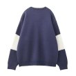 画像4: X-girl ( エックスガール ) - BICOLOR OVAL LOGO JACQUARD KNIT TOP (4)