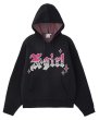 画像2: X-girl ( エックスガール ) - GRADIENT LOGO JACQUARD KNIT HOODIE (2)