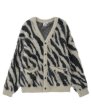 画像4: X-girl ( エックスガール ) - ZEBRA KNIT CARDIGAN (4)