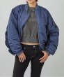 画像11: X-girl ( エックスガール ) - PANELED FUR REVERSIBLE MA-1 JACKET (11)