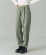 画像15: X-girl ( エックスガール ) - RHINESTONE STAR CURSIVE LOGO SWEAT PANTS (15)