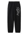 画像4: X-girl ( エックスガール ) - RHINESTONE STAR CURSIVE LOGO SWEAT PANTS (4)