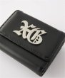 画像5: X-girl ( エックスガール ) - OLD ENGLISH LOGO BUCKLE FAUX LEATHER MINI WALLET (5)