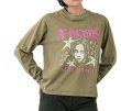 画像12: X-girl ( エックスガール ) - STAR AND FACE LOGO FADED L/S TEE (12)