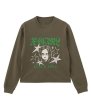 画像3: X-girl ( エックスガール ) - STAR AND FACE LOGO FADED L/S TEE (3)