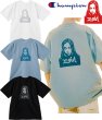 画像1: X-girl ( エックスガール ) - X-girl × Champion REVERSE WEAVE R FACE S/S TEE (1)