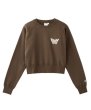 画像3: X-girl ( エックスガール ) - BUTTERFLY RAGLAN COMPACT SWEAT TOP (3)