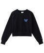 画像4: X-girl ( エックスガール ) - BUTTERFLY RAGLAN COMPACT SWEAT TOP (4)