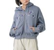 画像12: X-girl ( エックスガール ) - X-girl STAR LOGO ZIP UP HOODIE (12)