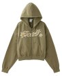 画像3: X-girl ( エックスガール ) - X-girl STAR LOGO ZIP UP HOODIE (3)