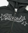 画像7: X-girl ( エックスガール ) - X-girl STAR LOGO ZIP UP HOODIE (7)