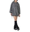 画像12: X-girl ( エックスガール ) - FADED ANORAK SWEAT HOODIE (12)