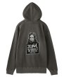 画像4: X-girl ( エックスガール ) - MESSAGE AND FACE FADED ZIP UP SWEAT HOODIE (4)