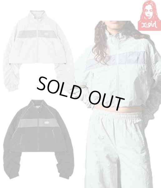 画像1: X-girl ( エックスガール ) - CROPPED TRACK JACKET (1)