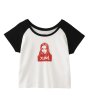 画像2: X-girl ( エックスガール ) - FACE RAGLAN S/S BABY TEE (2)