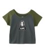 画像3: X-girl ( エックスガール ) - FACE RAGLAN S/S BABY TEE (3)