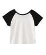 画像4: X-girl ( エックスガール ) - FACE RAGLAN S/S BABY TEE (4)