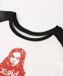 画像5: X-girl ( エックスガール ) - FACE RAGLAN S/S BABY TEE (5)