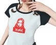 画像10: X-girl ( エックスガール ) - FACE RAGLAN S/S BABY TEE (10)