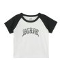 画像2: X-girl ( エックスガール ) - GRADATION GLITTER LOGO S/S RAGLAN BABY TEE (2)