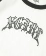 画像7: X-girl ( エックスガール ) - GRADATION GLITTER LOGO S/S RAGLAN BABY TEE (7)